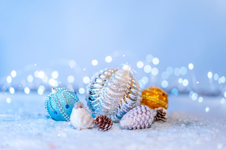 christmas-toys-on-a-blue-background