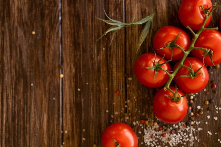cherry-tomatoes-on-a-wooden-background-
