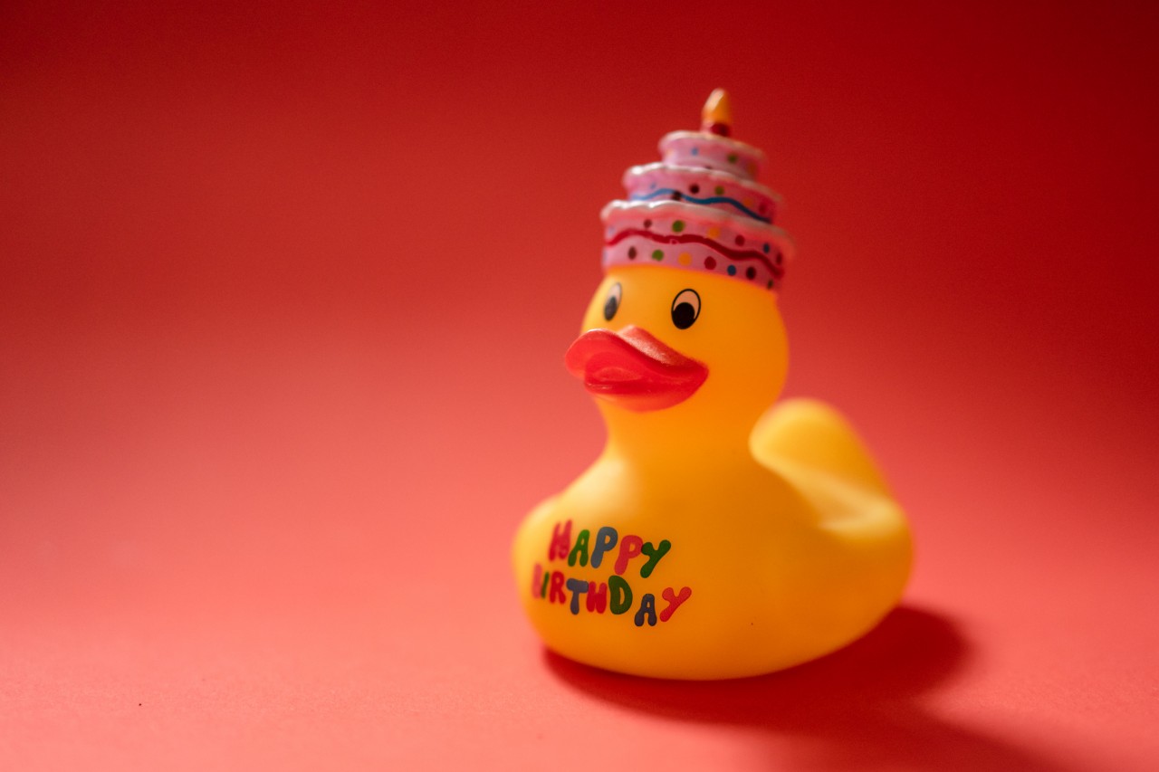 Happy Birthday Yellow Rubber Duck