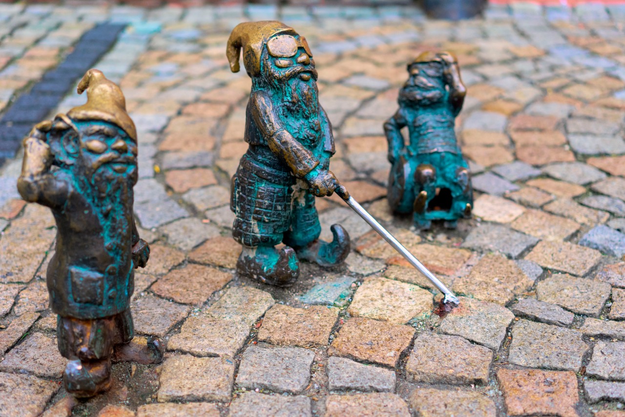 Sculptures of the Gnomes of Wroclaw