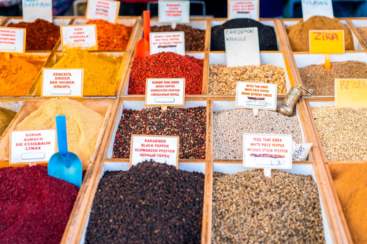Spices at the Turkish market