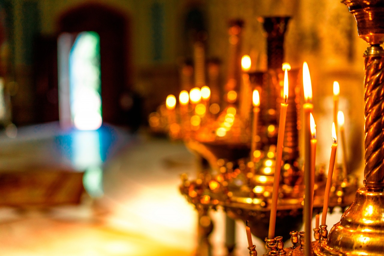 Candles in the Orthodox church