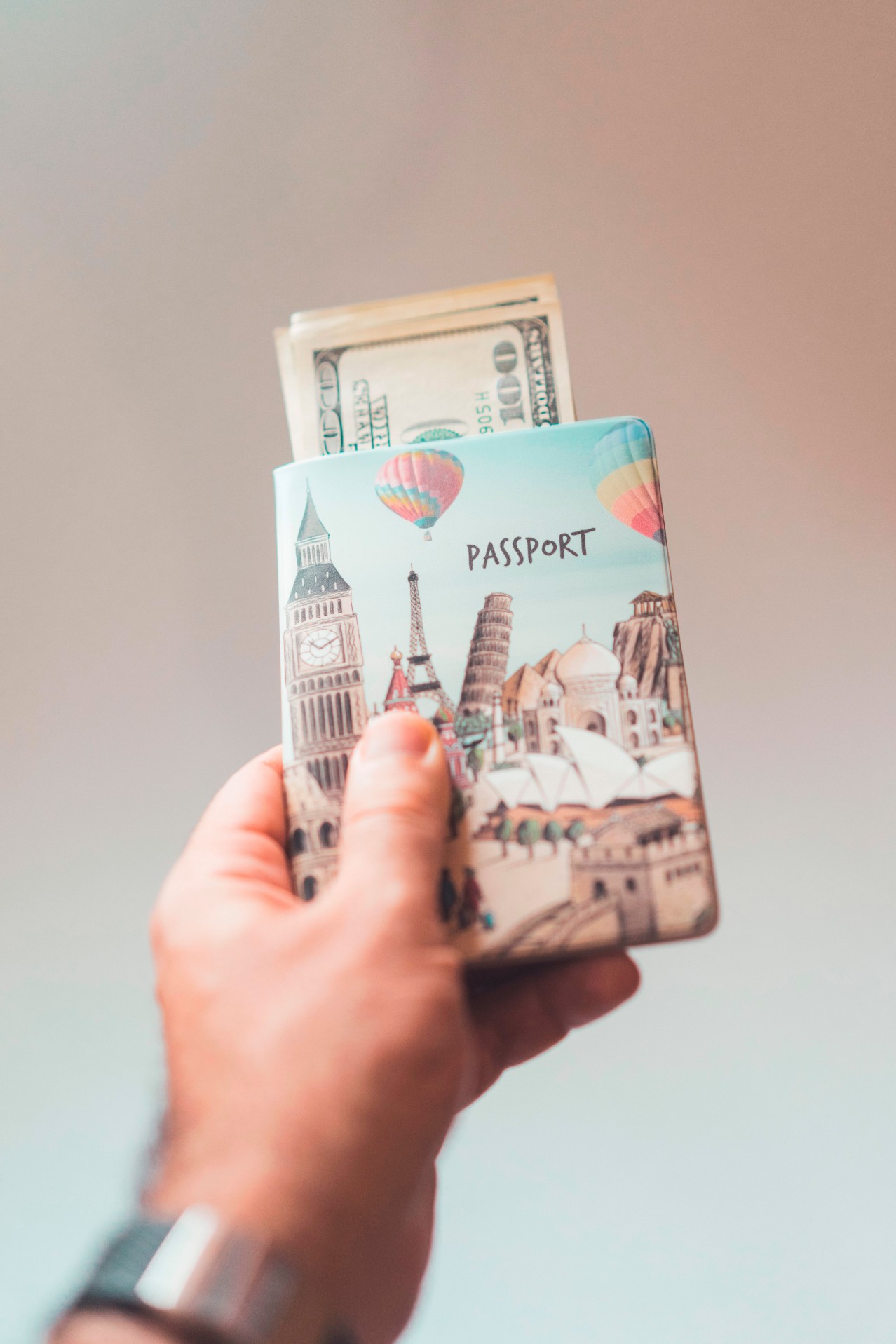 Passport and Money in Hand